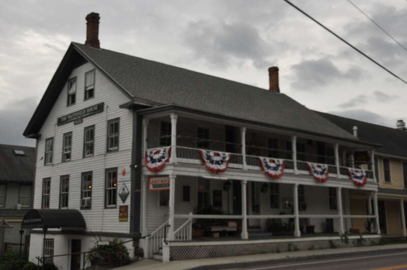 Waitsfield Village Historic District, Waitsfield, Vermont.  Waitsfield House Inn.