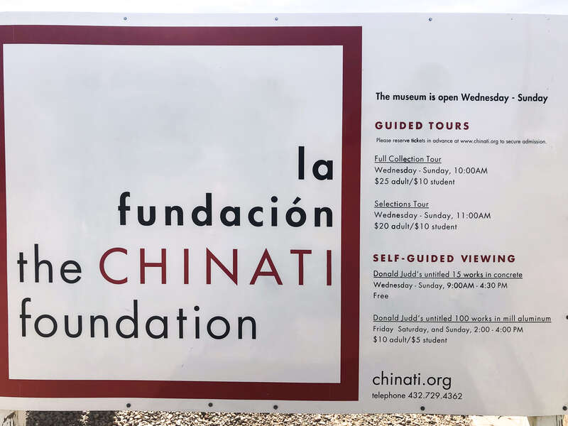 2019-02-17 — CHINATI foundation – Marfa, Texas