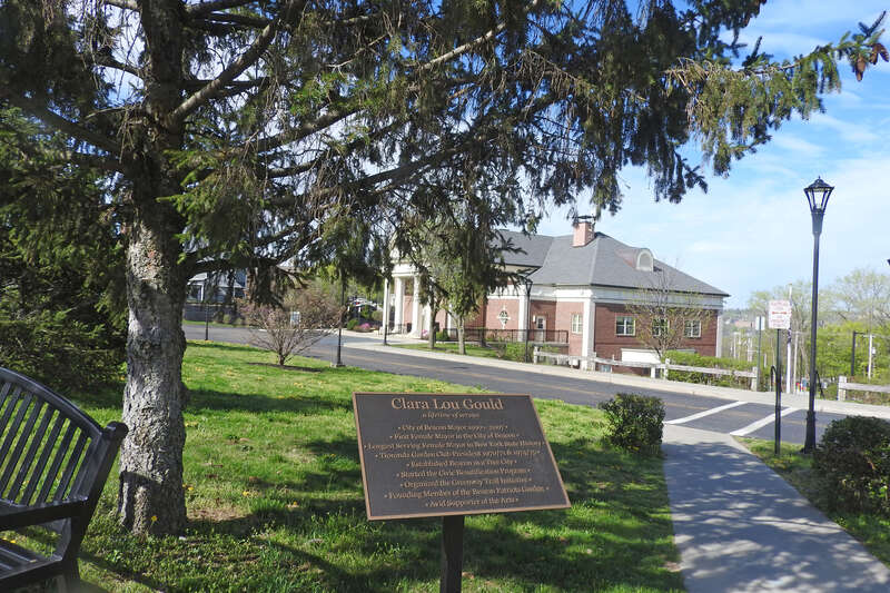 Looking west from Main Street on a sunny morning