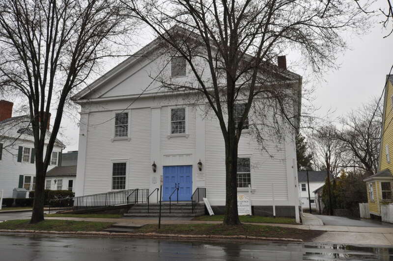 Guilford Historic Town Center, Guilford, Connecticut.  Christian Science Church.