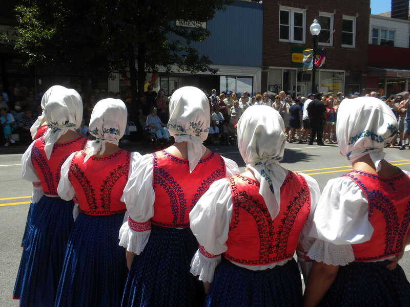 Polish Dancers at Pierogi Fest in Whiting, Indiana.