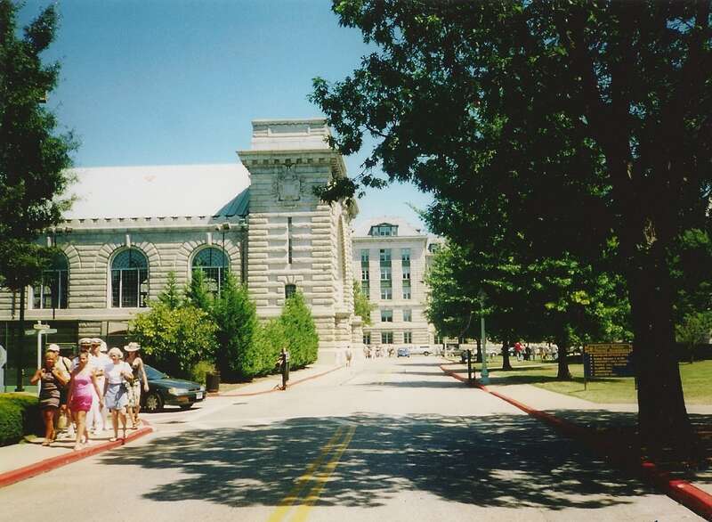 McDonough Hall on the campus of the United States Naval Academy in Annapolis, Maryland (United States).