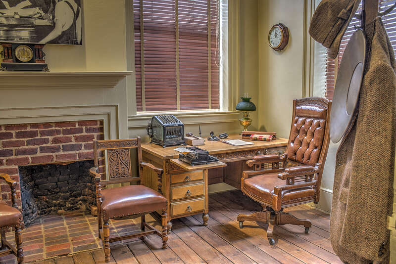 Judge's Chamber - furnished to look as it did in 1942, when Life Magazine published a feature article about this court.