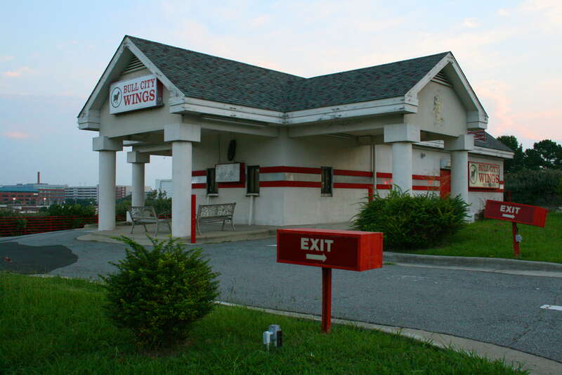 Bull City Wings on Fayetteville Street in Durham, North Carolina.
