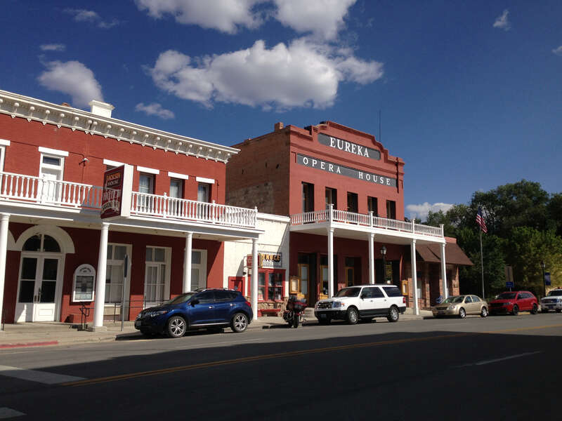 Eureka Opera House on U.S. Route 50 in Eureka, Nevada