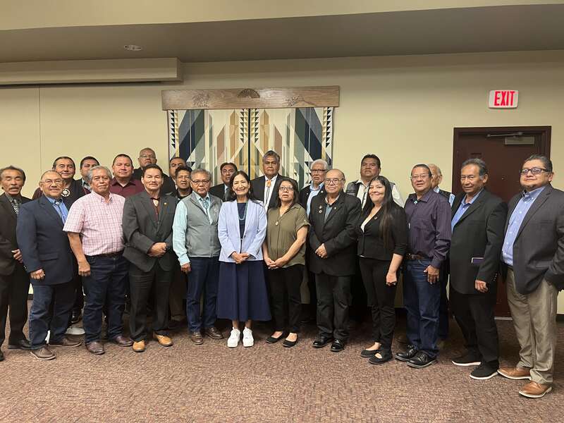Secretary Haaland visited New Mexico to highlight recent actions and investments from the Department to conserve public lands and invest in Tribal communities throughout New Mexico on 20 June 2024