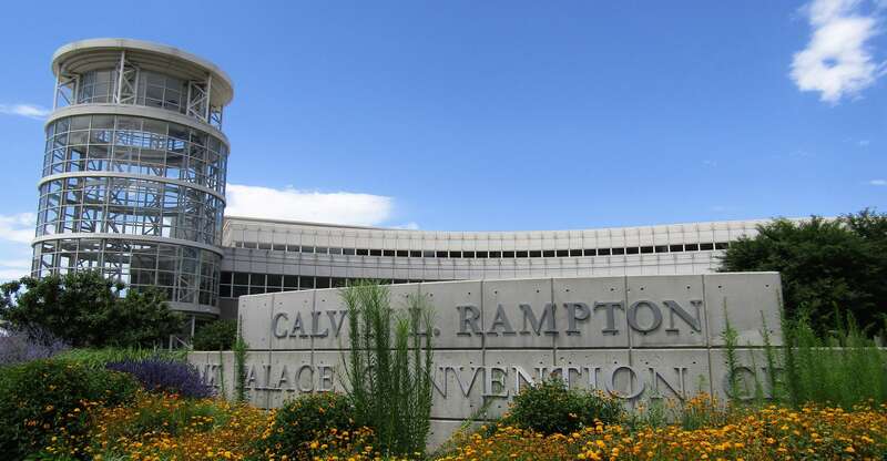 Convention center in Salt Lake City, Utah.