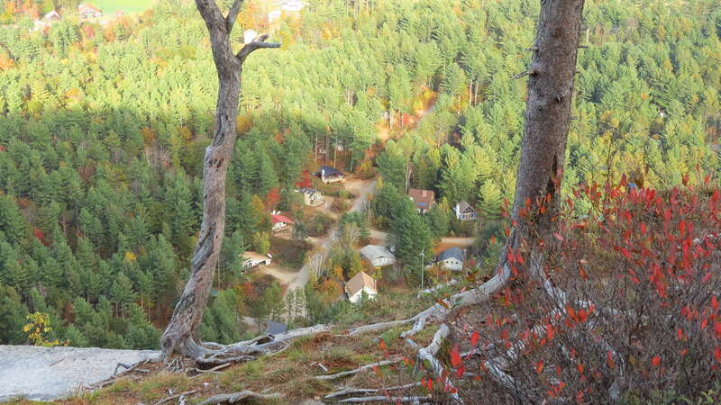 Chapel Rd from Cathedral Ledge, Bartlett