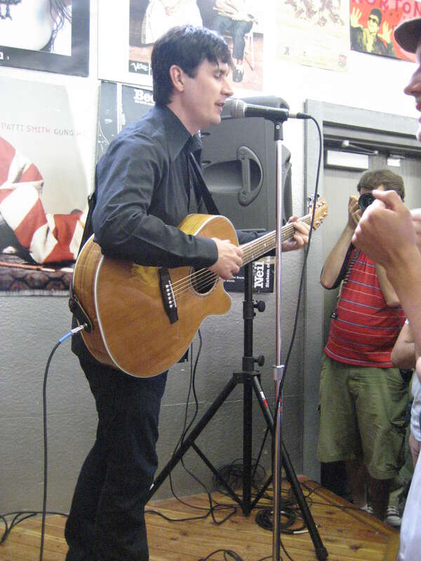 John Darnielle on July 22, 2007, in Claremont, California