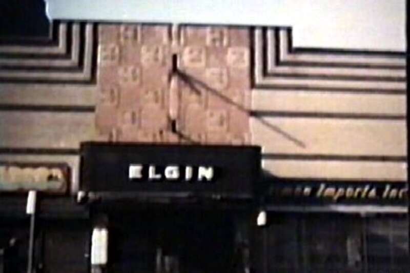 Elgin Theater, New York City, partial view.
