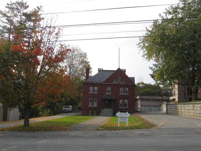 The former Hancock County Jail, Ellsworth, Maine.  Now a  local historical society museum.