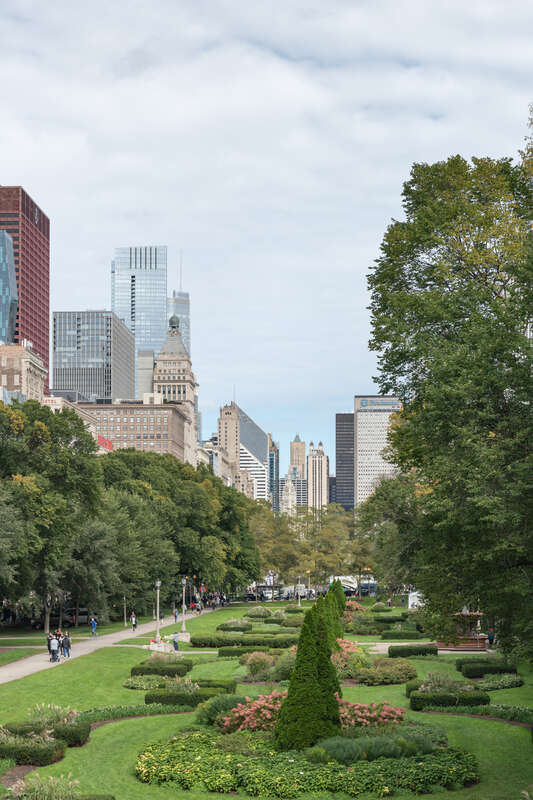 Formal Gardens - Grant Park, Chicago, Illinois, USA