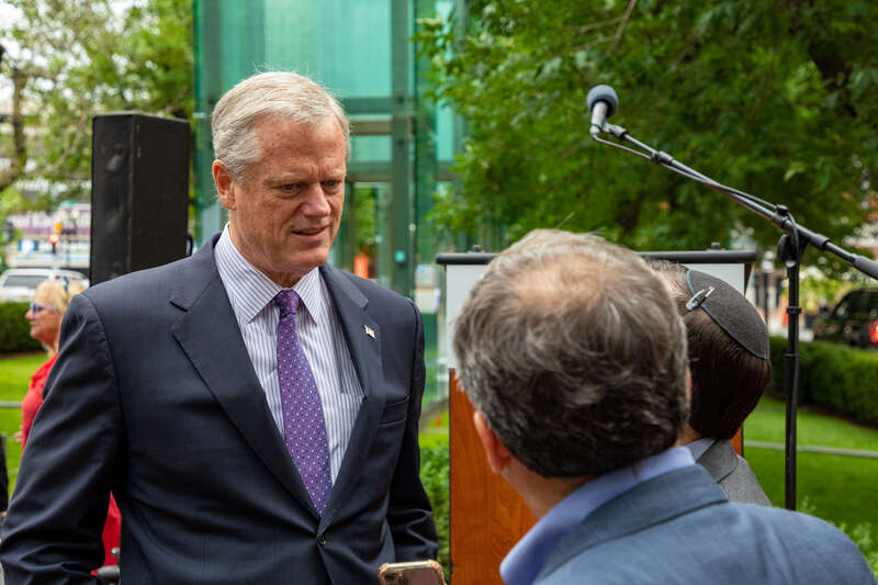 Governor Baker, Boston Mayor Janey highlight new interactive New England Holocaust Memorial experiences with local faith leaders, survivors
&quot;Governor Charlie Baker and acting Boston Mayor Kim Janey join local faith leaders and survivors to highlight