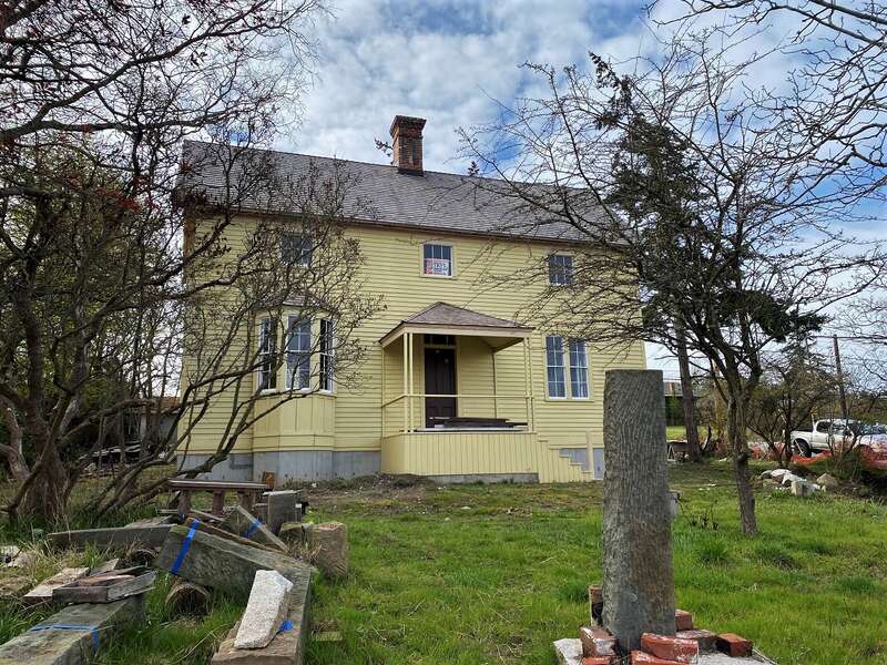 Colonel Granville &amp;amp; Henrietta Haller House  Property is currently in renovation and preservation phase.  North and Front Street facing elevation.
