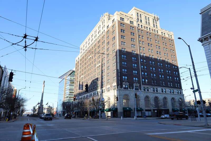 Main Street in Dayton, Ohio in 2023