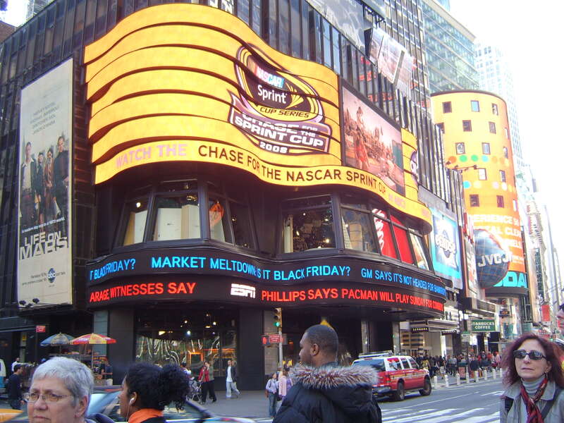 Looking southeast in Manhattan, New York City