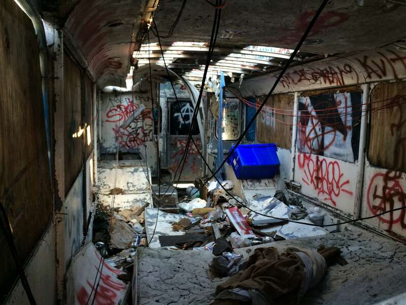 Next to Churchill's Pub