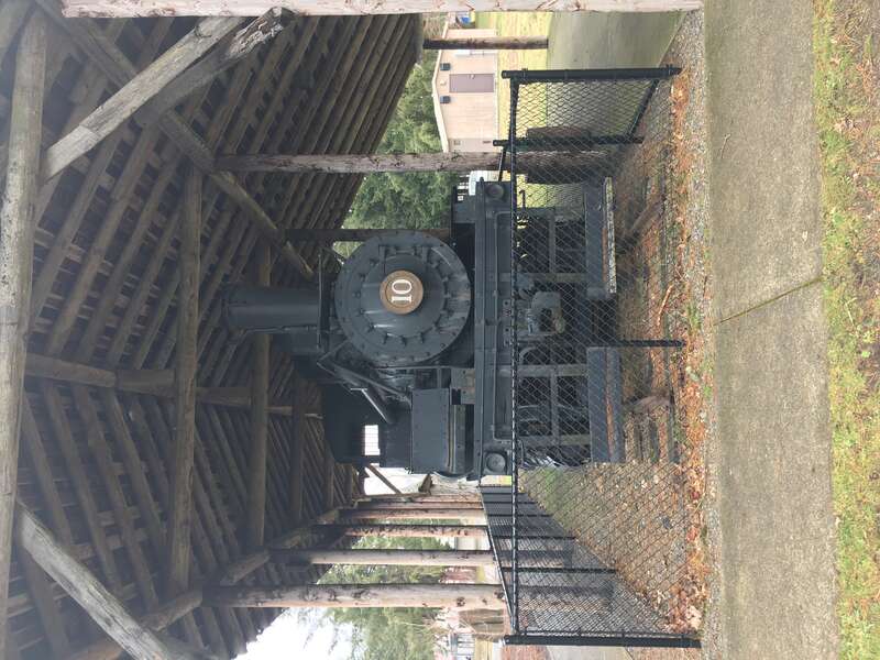 This three 3-Shay was built by Lima in 1930 for an unknown Canadian company. Shipped to the Hofius Steel &amp;amp; Equipment Co., dealer in Seattle, WA, when the original buyer could not complete payment, it went on sale, it was moved to a siding at the