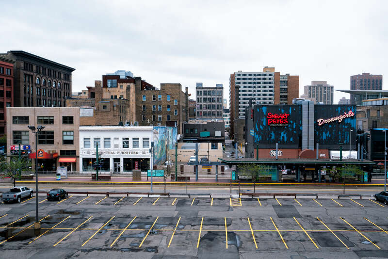 Sneaky Pete's bar in downtown Minneapolis.