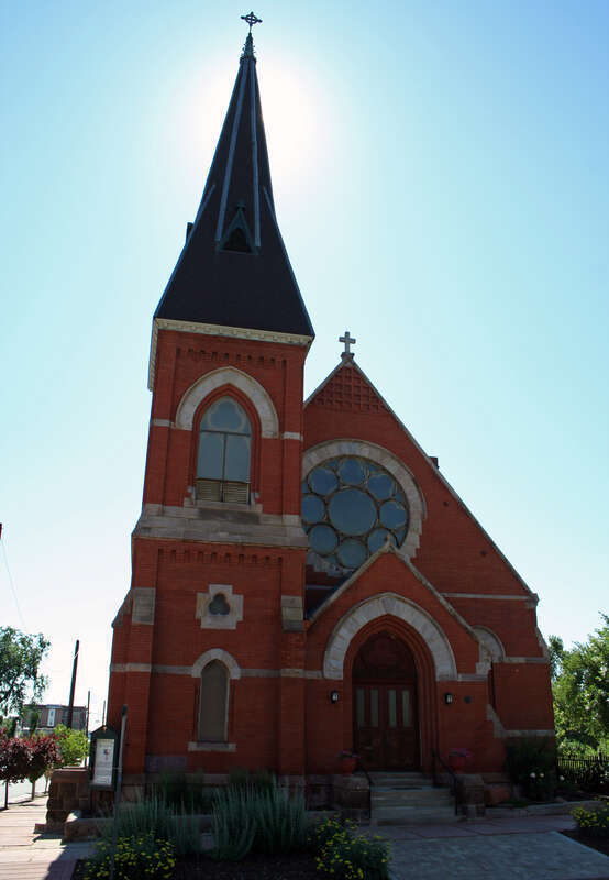 All Saints Episcopal Church, located at 2222 West 32nd Avenue in Denver, Colorado