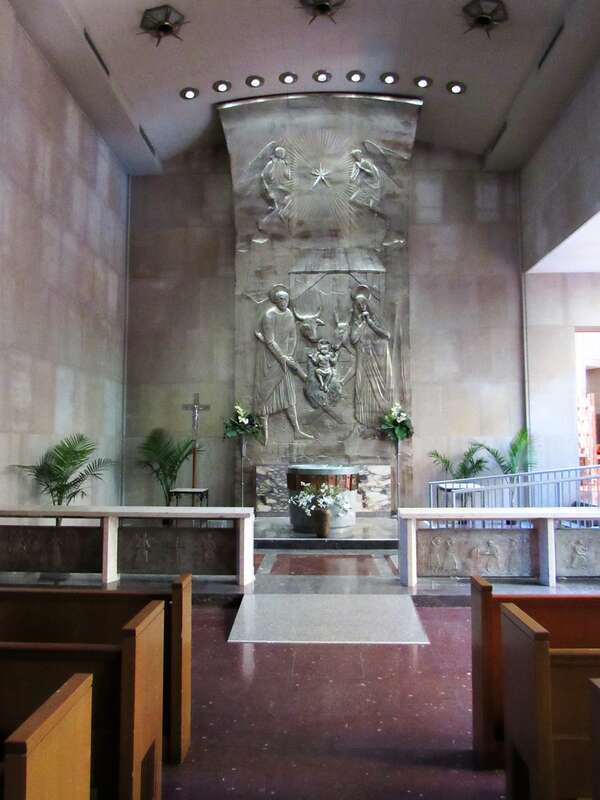 Side chapel in the Cathedral of Saint Joseph in Hartford, Connecticut.