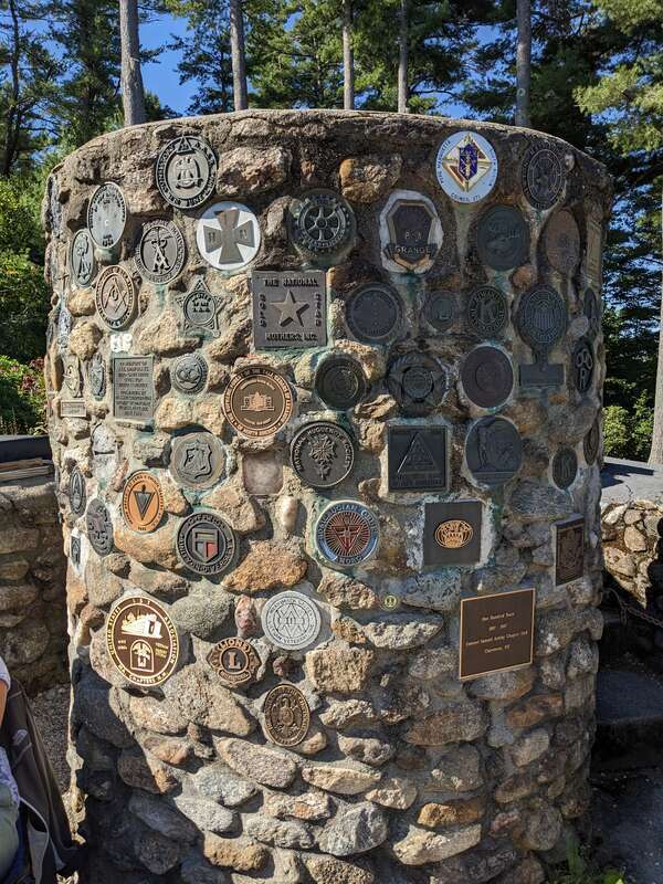 Cathedral of the Pines at 10 Hale Hill Road in Rindge, New Hampshire.