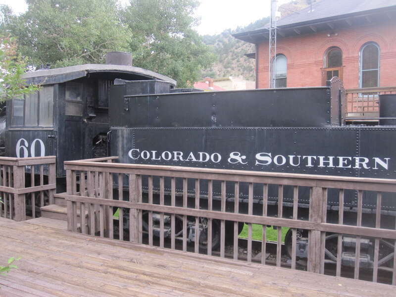 Colorado and Southern locomotive number 60 on display in Idaho Springs, Colorado, taken with a Canon camera.