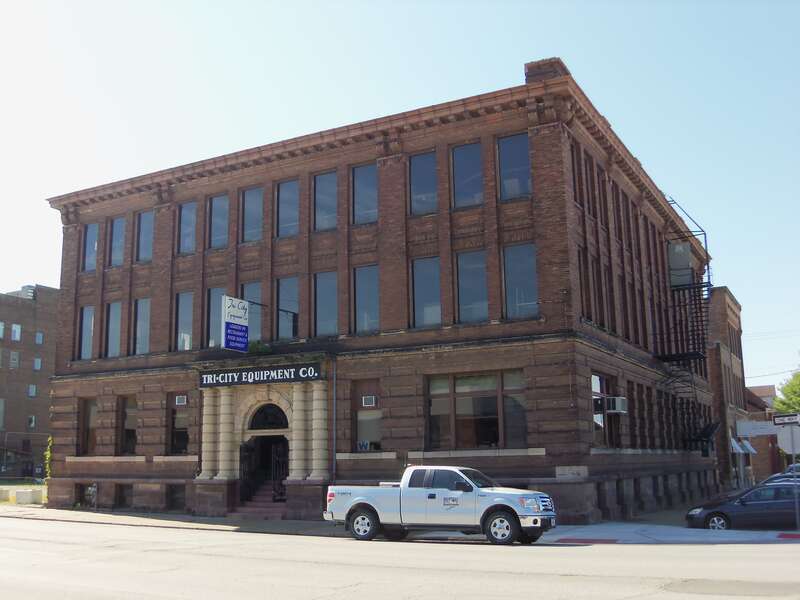 Ferd Haak - Victor Animatograph Company Building in downtown Davenport, Iowa.
