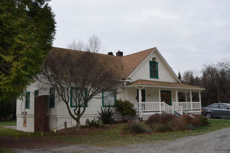 The historic Forbes House at 11829 97th Ave NE, in Juanita Beach Park in Kirkland, Washington