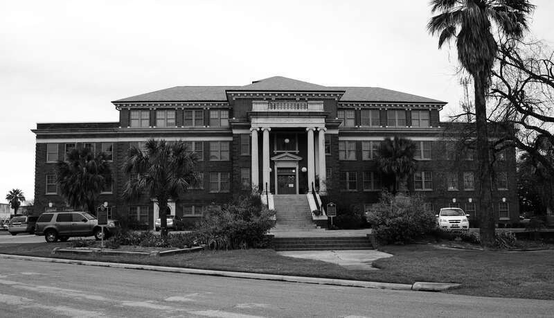 Jefferson Davis Hospital, dedicated in 1924, was built on the site of the 1840 Houston City Cemetery.  It spent many years vacant, but recently became the Elder Street Artist Lofts.
