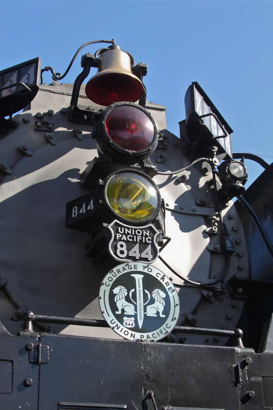 Locomotive 844 is one of two high-profile locomotives in Union Pacific's heritage steam program.