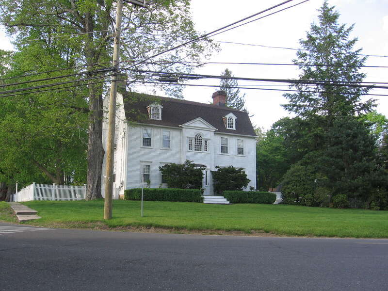 A house along Connecticut Route 47 in Washington.