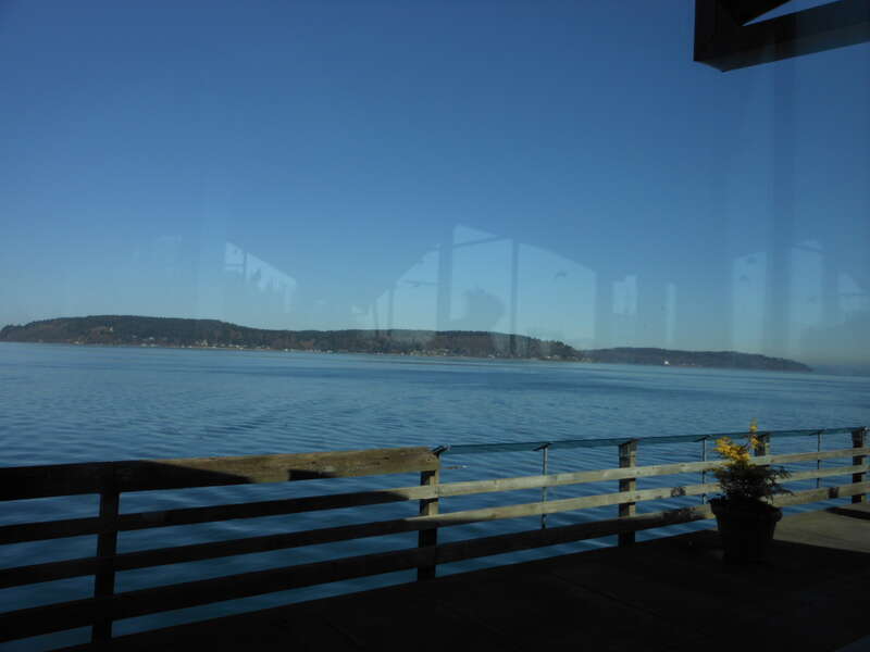 Inside Anthony's restaurant