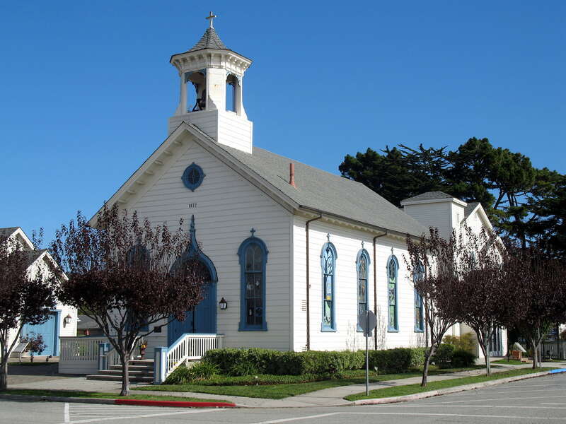 w:National Register of Historic Places listings in San Mateo County, California.

Methodist Episcopal Church at Half Moon Bay, 777 Miramontes St., Half Moon Bay, CA