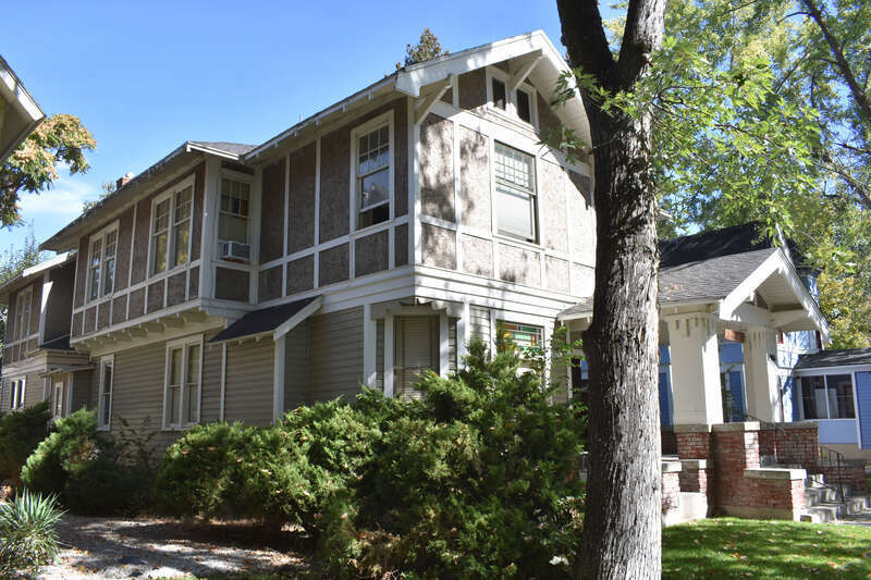 The Minnie Priest Dunton House (1899, 1913) in Boise, Idaho, also known as the Rosemere, was designed by w:John E. Tourtellotte and is listed on the National Register of Historic Places.