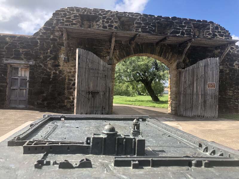 Mision San Jose y San Miguel de Aguayo was established in 1720.