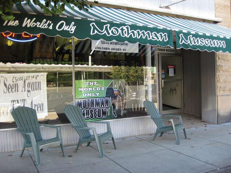 The Mothman Museum in Point Pleasant, West Virginia. Taken by Richie Diesterheft.
