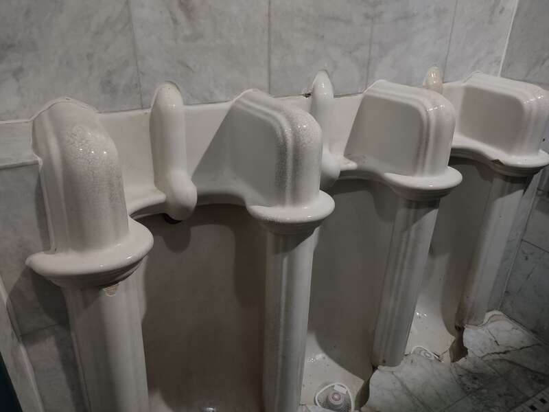 Old urinals at macSorley 2022 jeh