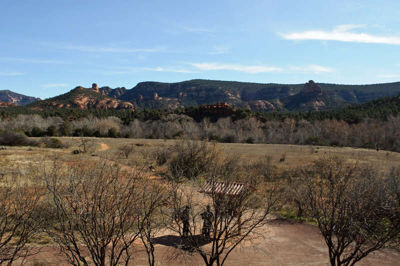 This area, formerly a private ranch and a church retreat area, has been an Arizona state park since 1990. It is along the shores of Oak Creek in western Sedona, and affords great views of the rock formations that surround the town.