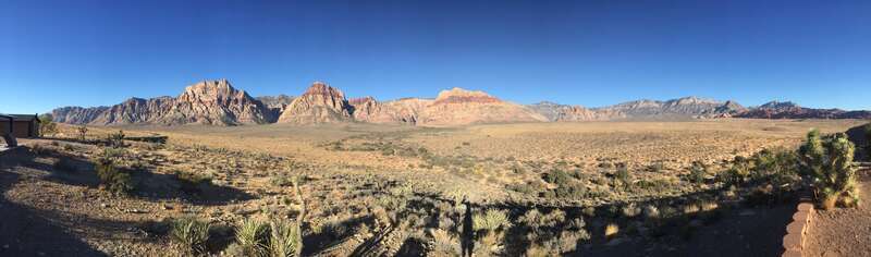 Red Rock Canyon National Conservation Area: Overlook Panorama.