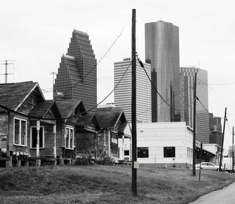 The houses are across Elder Street from the Elder Street Artist Lofts, formerly the Jefferson Davis Hospital.