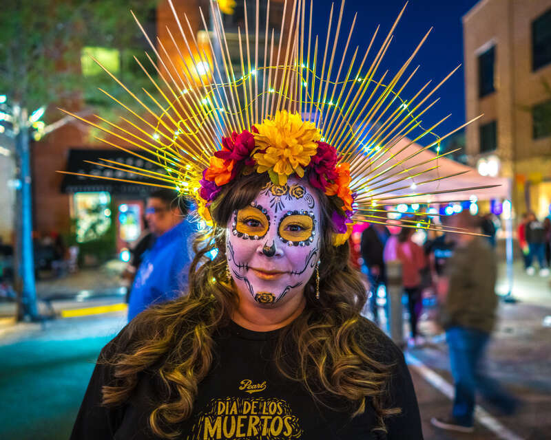 Woman at Dia De Los Muertos