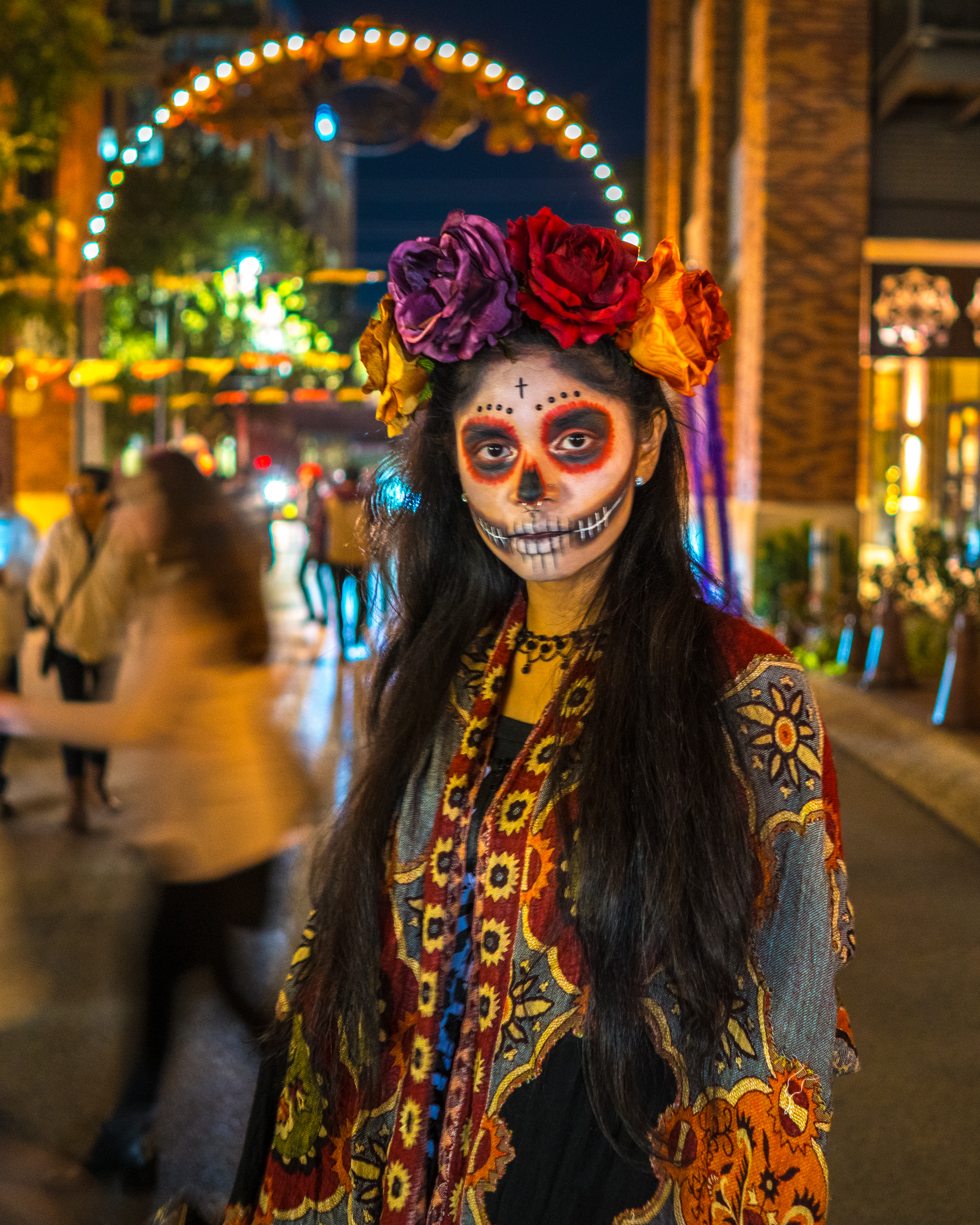 Woman at Dia De Los Muertos