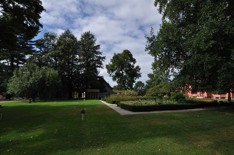 Henry C. Bowen House, aka Roseland Cottage, Woodstock, Connecticut. Italian garden.