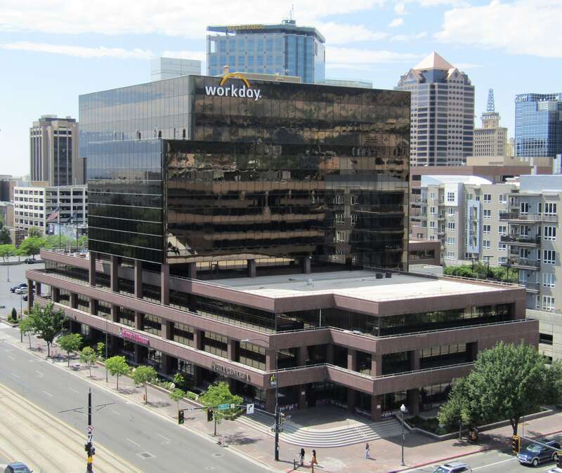 Office building of Workday Inc. in Salt Lake City, Utah.