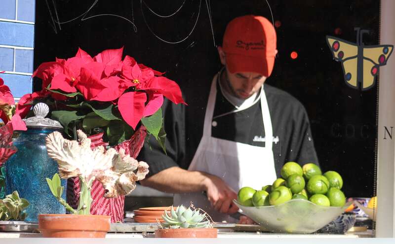 OYAMEL COCINA MEXICANA Restaurant at 401 7th Street, NW, Washington DC on Monday afternoon, 1 December 2014 by Elvert Barnes Photography
Visit OYAMEL COCINA MEXICANA website at www.oyamel.com/