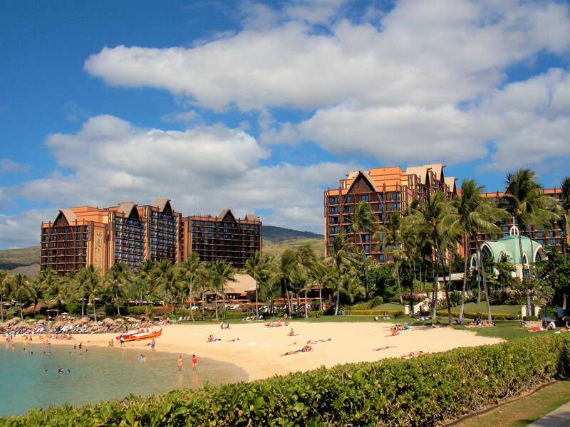 Aulani, Disney Resort &amp;amp; Spa, at the Ko Olina Resort area in Kapolei, Hawaii.
