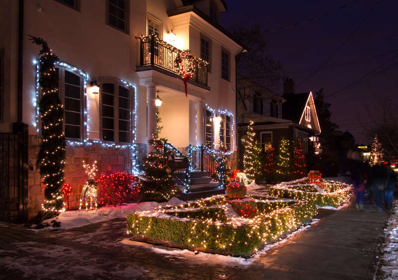 &quot;Dyker Lights&quot; -- the Dyker Heights neighborhood of Brooklyn is known for elaborate Christmas/holiday decorations.