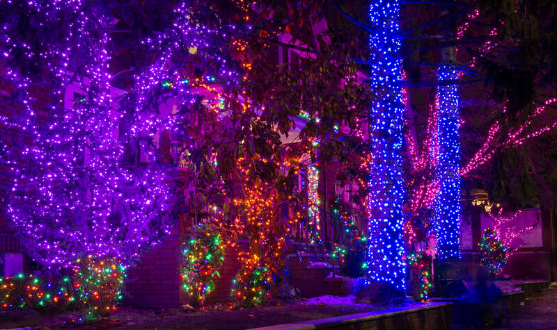 &quot;Dyker Lights&quot; -- the Dyker Heights neighborhood of Brooklyn is known for elaborate Christmas/holiday decorations.