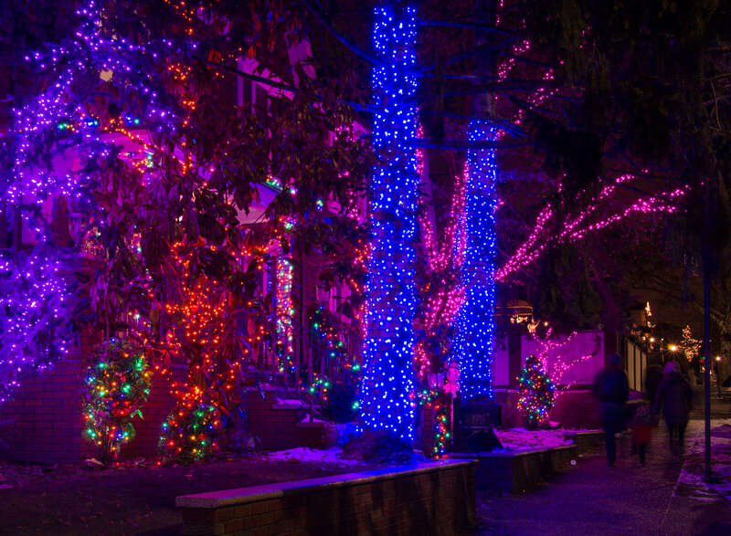 &quot;Dyker Lights&quot; -- the Dyker Heights neighborhood of Brooklyn is known for elaborate Christmas/holiday decorations.